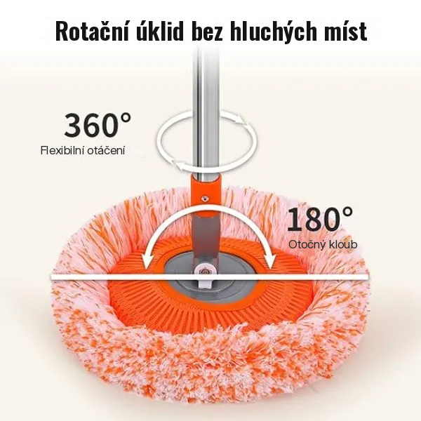 360° Otočný mop z mikrovlákna